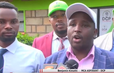 Meru aspirants challenge leadership. PHOTO/Screengrab by People Daily Digital.