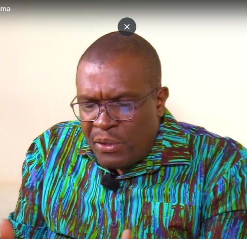 Philip Kisia while speaking on Herman Manyora's Youtube channel, on the factors opposition should consider before settling on the flagbearer. PHOTO//Screengrab by People Dialy Digital
