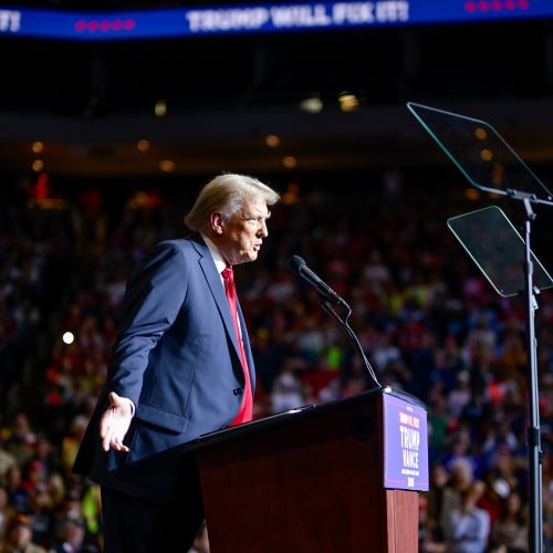 US President Donald Trump speaks during a past event. PHOTO/https://www.facebook.com/DonaldTrump