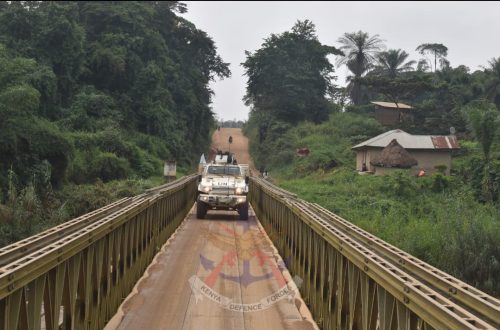 Kenyan troops serving under the United Nations Organization Stabilization Mission in the Democratic Republic of the Congo (MONUSCO) during a patrol on Saturday, September 13, 2025. PHOTO/@kdfinfo/X