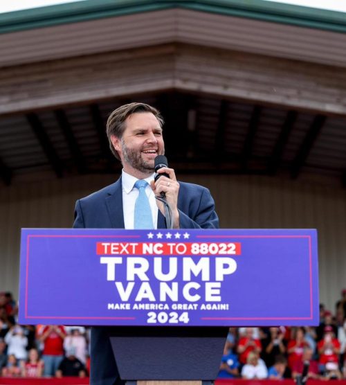 US Vice President JD Vance speaks during a past event. PHOTO/https://www.facebook.com/profile.php?id=100070055152736