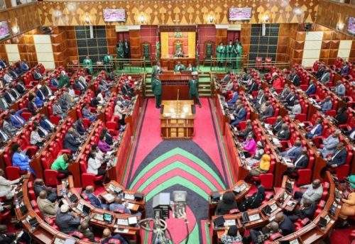 Members of Parliament during a past session. PHOTO/https://web.facebook.com/ParliamentKE