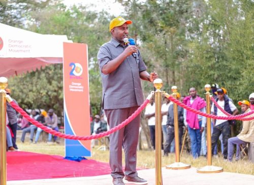 Suna East MP Junet Mohamed in a recent ODM event. PHOTO/@JunetMohamed
