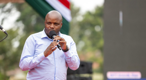 Lang'ata MP Phelix Odiwuor alias Jalang'o speaks during a past address. PHOTO/https://web.facebook.com/MzeeJalangoMwenyewe