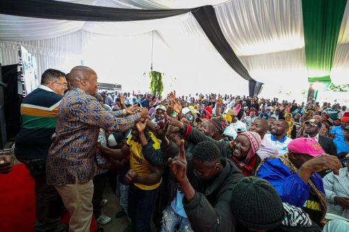 Deputy President Kithure Kindiki engaging Meru youth on Tuesday, September 9, 2025. PHOTO/https://www.facebook.com/KithureKindiki