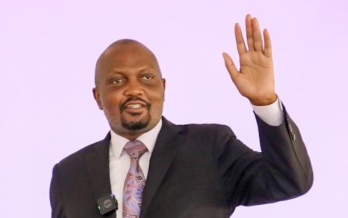 Former President William Ruto’s Senior Economic Advisor, Moses Kuria during past event. PHOTO/@HonMoses_Kuria/X