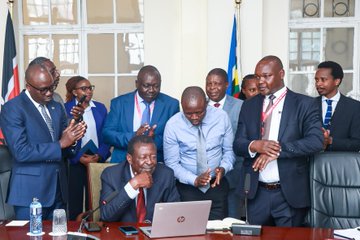 Prime Cabinet Secretary Musalia Mudavadi has approved the Annual Procurement Plan for the State Department of Foreign Affairs on Tuesday, September 16, 2025 in Nairobi. PHOTO/@MusaliaMudavadi/X