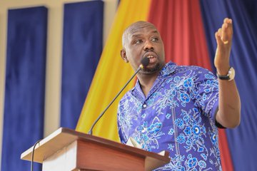 Interior Cabinet Secretary Kipchumba Murkomen during the closing ceremony of the National Consultative OCSs Conference in Ngong on Thursday, September 4, 2025. Photo/@kipmurkomen/X.com