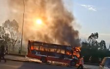 Super Metro explains cause of accident before bus was torched on Thika Road