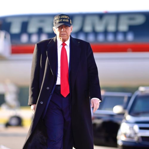 US President Donald Trump during a past rally. PHOTO/https://www.facebook.com/DonaldTrump