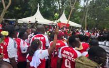 Arsenal fans visit Kang’o Ka Jaramogi to pay homage to Raila Odinga