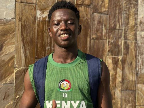 Aldrine Kibet in Kenya team attire. PHOTO/https://www.facebook.com/Aldrine Kibet