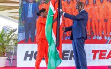 Tokyo medallists receive their prize money at State House