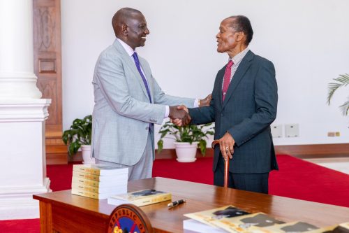 William Ruto and Marsden Madoka at State House. PHOTO/https://www.facebook.com/William Samoei Ruto