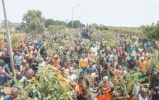 Emotions run high as Raila Odinga’s body arrives at Kasarani Stadium for viewing