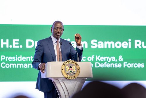 President William Ruto speaking during the launch of Phase One Infrastructure at Konza Technopolis in Makueni County on Monday, October 13, 2025. PHOTO/https://www.facebook.com/William Samoei Ruto