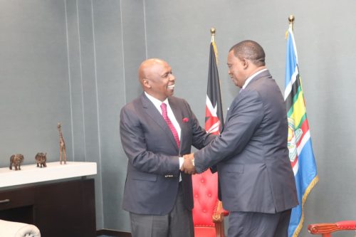 Justin muturi meeting with Gideon moi during the DUA on tuesday, october 28, 2025. PHOTO//https://www.facebook.com/photo?fbid=1402901951201973&set=pcb.1402902204535281