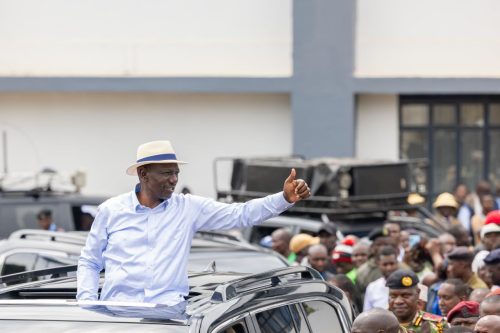 William Ruto during the first day of his Western tour in Butere. PHOTO/https://www.facebook.com/photo/William Samoei Ruto