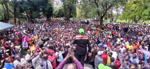Cleophas Malala in Butali during the inaugural DCP-DAP-k joint rally. PHOTO//https://www.facebook.com/photo?fbid=1374767724014465&set=pcb.1374768264014411