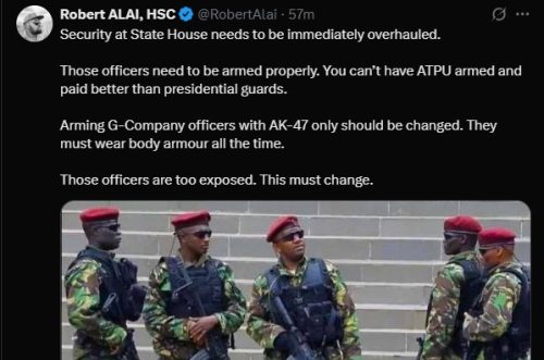 Part of the statement shared by Robert Alai on Monday October 13, 2025. PHOTO/Screengrab by PD Digital/@RobertAlai/X