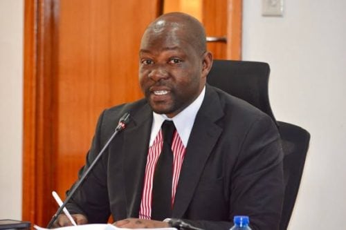 The National Assembly’s Public Investments Committee on Social Services, Administration and Agriculture Vice Chairperson and Saboti MP Caleb Amisi during a sessio in Parliament: PHOTO/facebook.com/ParliamentKE