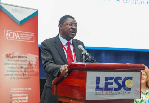 Speaker of the National Assembly Moses Masika Wetang'ula speaking on Saturday, October 11, 2025. PHOTO/@NAssemblyKE/X
