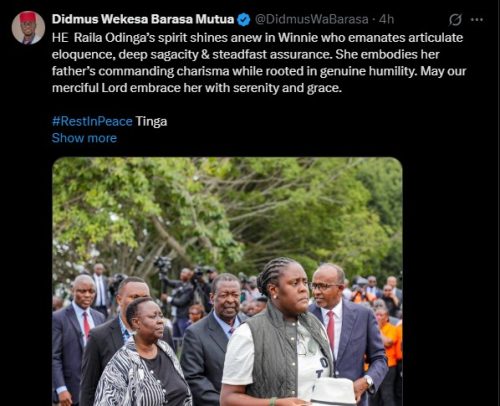 Part of the statement shared by Didmus Barasa on Saturday October 18, 2025. PHOTO/Screengrab by PD Digital/@DidmusWaBarasa/X