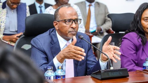 Health Cabinet Secretary Aden Duale.PHOTO/@AdenDuale/X