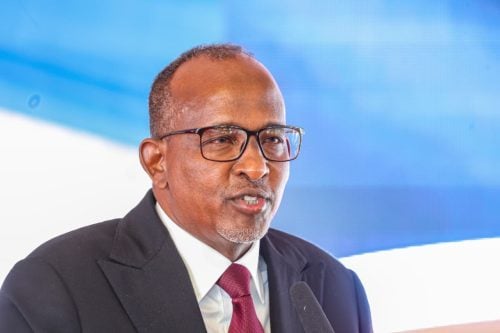 Health Cabinet Secretary Aden Duale during a past event: PHOTO/@HonAdenDuale/X