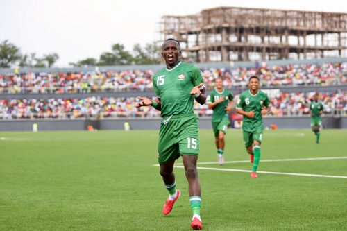 Ryan Ogam after a crucial 1-0 win against Burundi. PHOTO/@Harambee__Stars/X