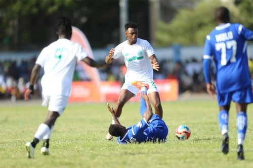 Action between Gor Mahia and Bandari FC in the ODM@20 final at Mbaraki Sports Club, Mombasa on Friday, October 10, 2025. PHOTO/Gor Mahia FC