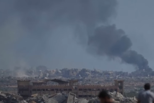 Airstrikes reported in Gaza after Hamas partly accepts Trump's ultimatum. PHOTO/Screengrab by K24 Digital
