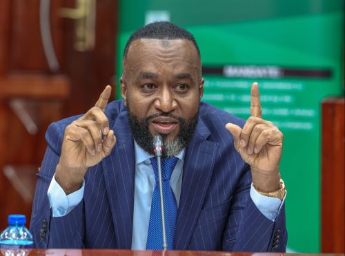 Mining CS Hassan Joho during a past event: PHOTO/@NAssemblyKE/X