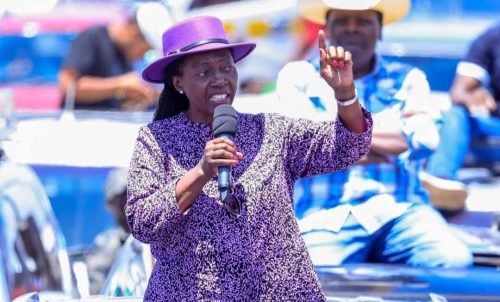 The People’s Liberation Party (PLP) leader, Martha Karua, during a past event: PHOTO/facebook.com/MarthaKarua