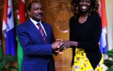 Kalonzo hosts Huldah Momanyi, first Kenyan-American elected to US office