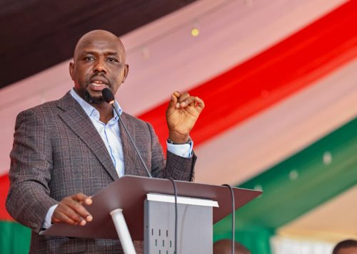 Interior CS Kipchumba Murkomen during a past event: PHOTO/@kipmurkomen/X