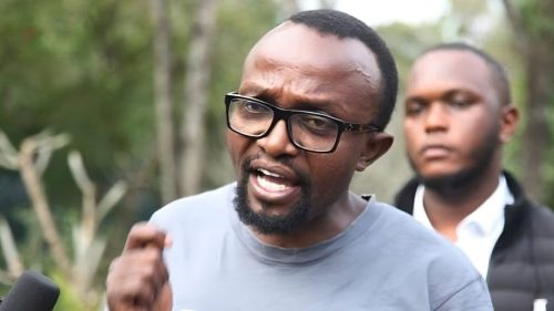 Lawyer Ndegwa Njiru speaks to the media during a past event, PHOTO/Screengrab by PeopleDaily Digital
