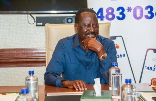 Former Prime Minister Raila Odinga during a past event: PHOTO/https://www.facebook.com/RailaOdingaKE