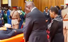 Ruto arrives at Parliament buildings ahead of Raila’s State funeral