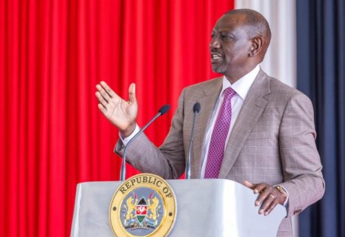 President William Ruto at a past event. PHOTO/@WilliamsRuto/X