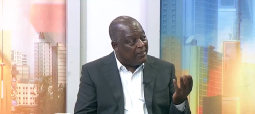 Former Lugari MP Cyrus Jirongo during an interview. PHOTO/A screengrab by PD Digital/K24TV
