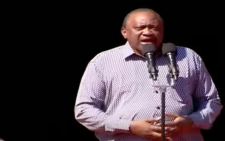 Uhuru shares a final moving tribute before Raila is laid to rest