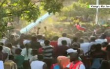 Mourners breach protocol, enter compound as Raila is laid to rest in Bondo