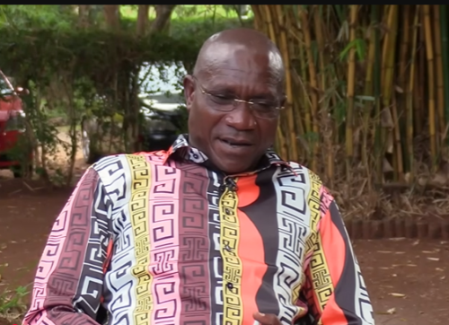 Dennis Onyango during an interview. PHOTO//Screengrab by People Digital