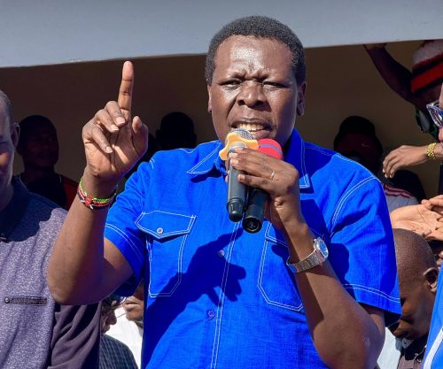 The Democratic Action Party-Kenya (DAP-K) party leader, Eugene Wamalwa during a past event: PHOTO/@EugeneLWamalwaX