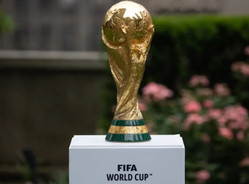 FIFA World Cup trophey. Image used for illustration purposes. PHOTO/@SweeperPod/X