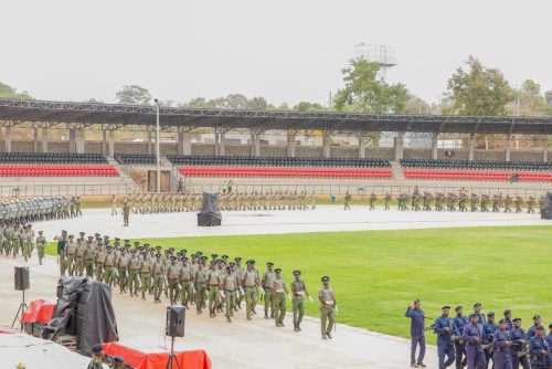 Sports CS Salim Mvurya handed over Ithookwe Stadium to the National Celebrations Steering Committee ahead of the 2025 Mashujaa Day celebrations. on Tuesday, October 14, 2025. PHOTO/Ministry of Sports