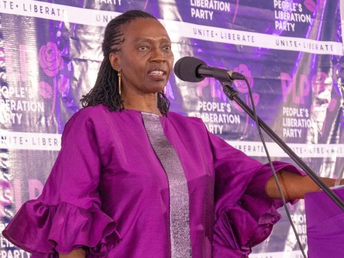 The People’s Liberation Party (PLP) leader Martha Karua duting a past event: PHOTO/@Hon_Njeri_Maina/X