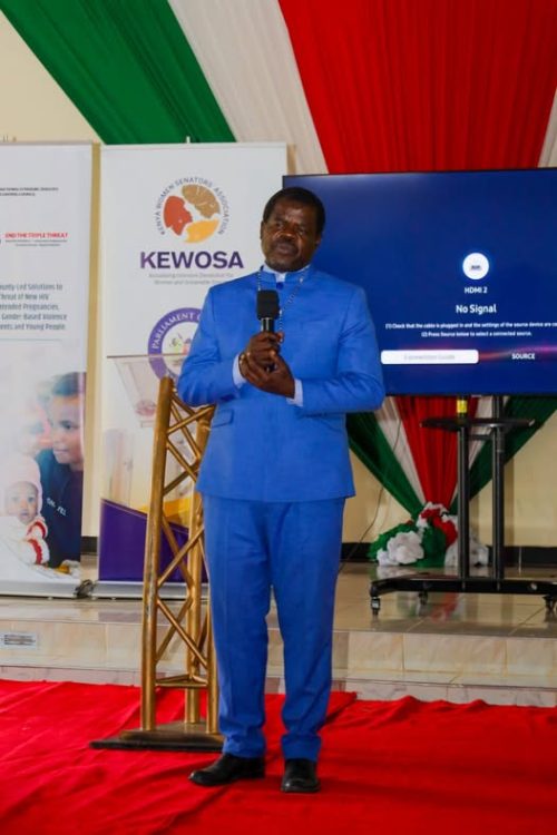Senator Okiya Omtatah during a presentation at the Busia County Assembly on Tuesday, October 7, 2025. PHOTO/The Parliament of Kenya