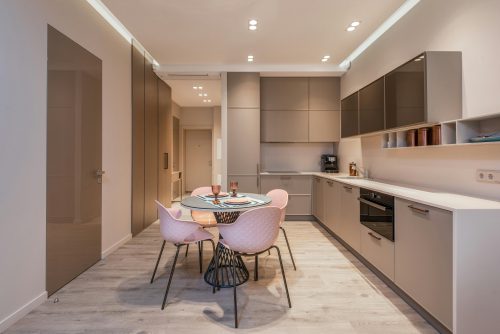 Elegant ambient and task lighting brighten up this stylish interior. Photo for illustration purposes. PHOTO/Pexels